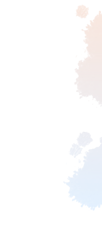A colourful blob of paint