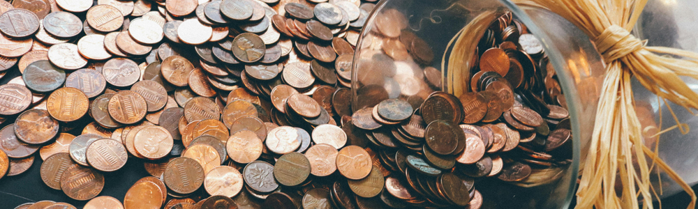 Lots of pennies for DoveCreation UK York