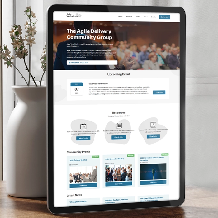 Agile Yorkshire developed by James Osguthorpe for NewRedo