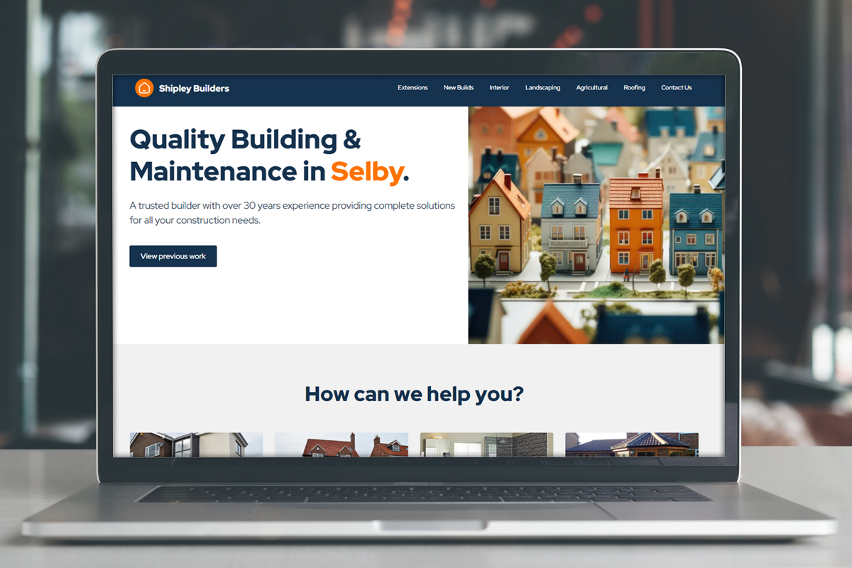 Shipley Builders website development application